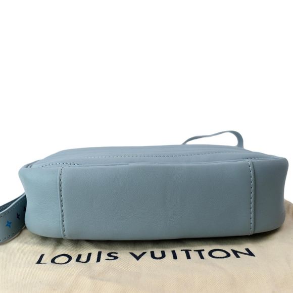 Louis Vuitton New Wave Quilted Leather Shoulder Bag Light Blue - Picture 9 of 12